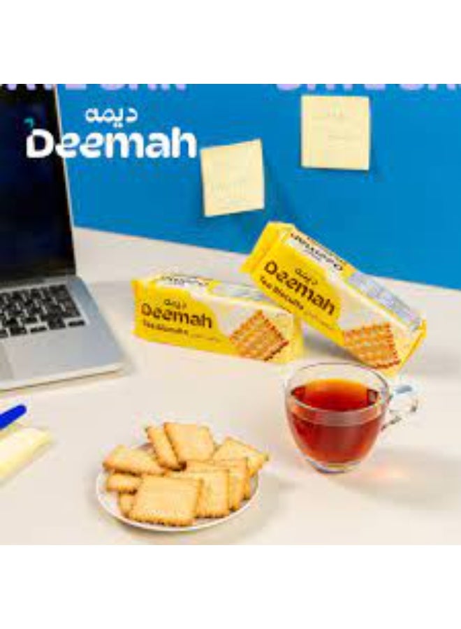 Deemah Tea Biscuits – 80g | Pack of 6 | Crisp & Delicious Biscuits for Tea Time - Image 4